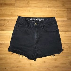 Black American Eagle Shorts